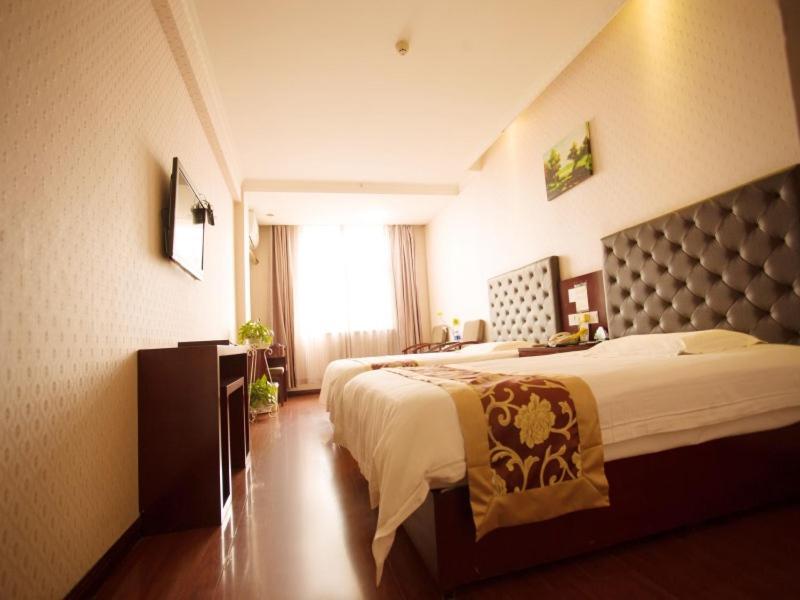 Greentree Inn Shanxi Yan An Luochuan Fuqian Street Express Hotel Eksteriør bilde