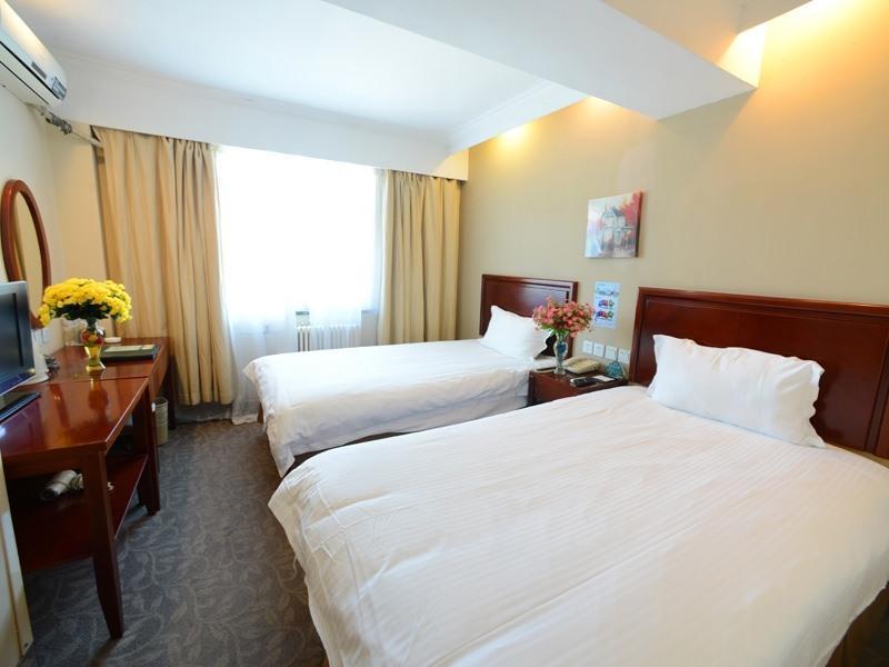 Greentree Inn Shanxi Yan An Luochuan Fuqian Street Express Hotel Eksteriør bilde