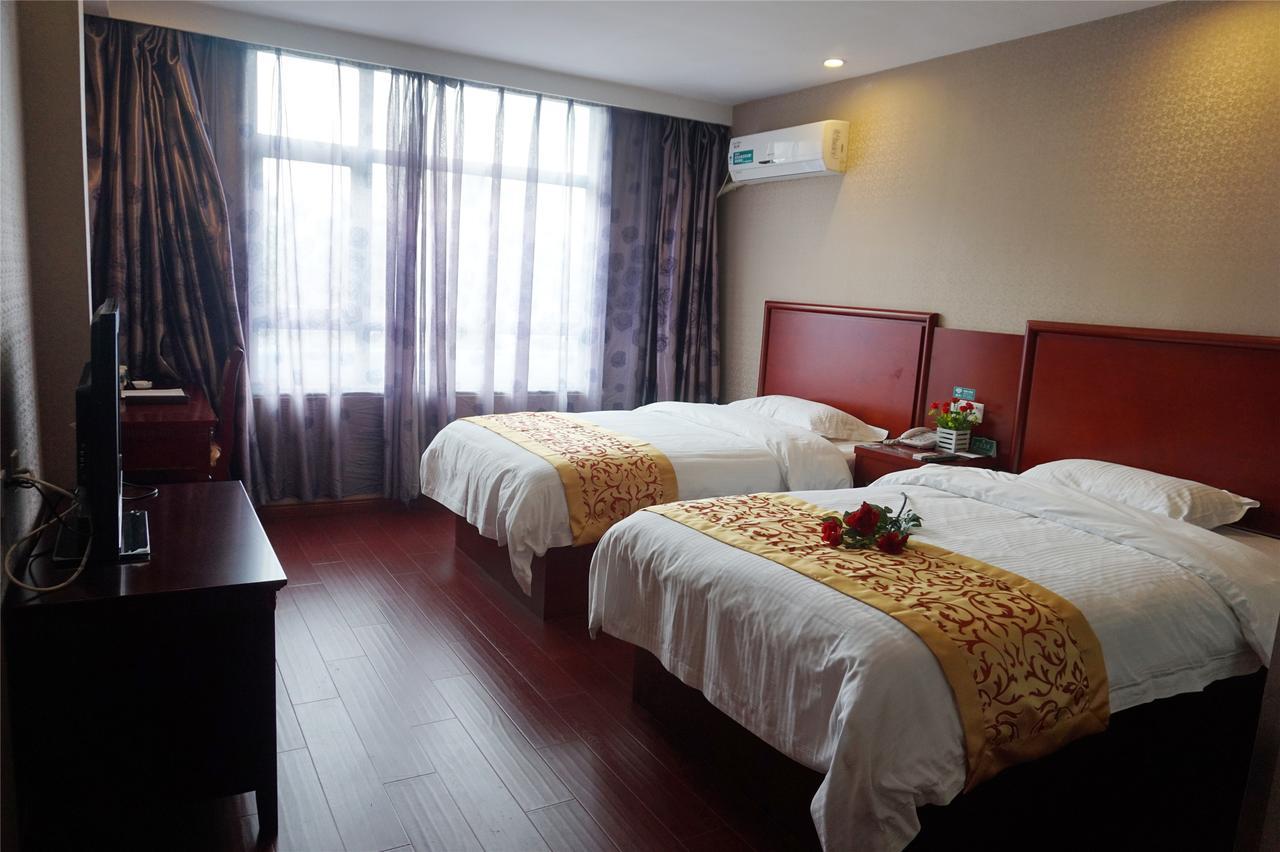 Greentree Inn Shanxi Yan An Luochuan Fuqian Street Express Hotel Eksteriør bilde