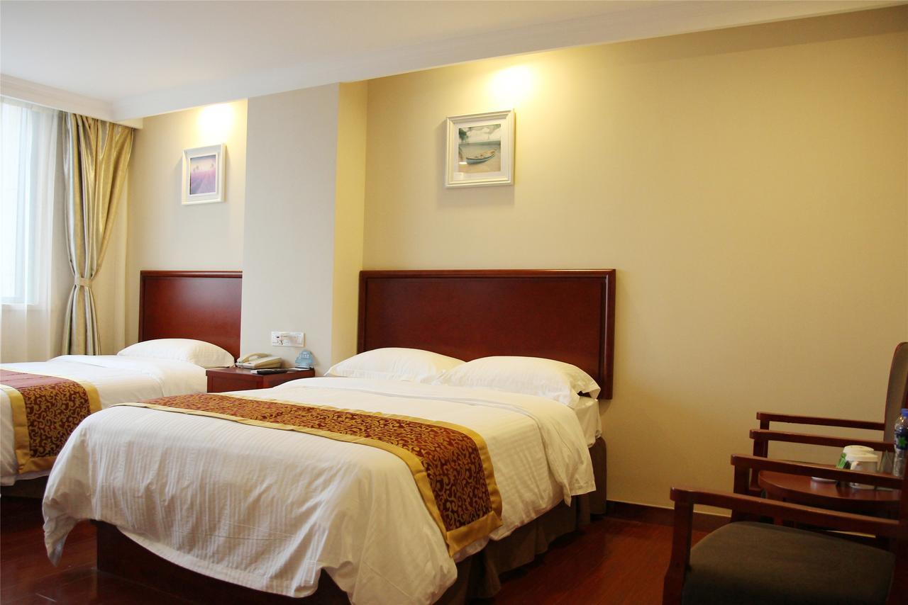 Greentree Inn Shanxi Yan An Luochuan Fuqian Street Express Hotel Eksteriør bilde