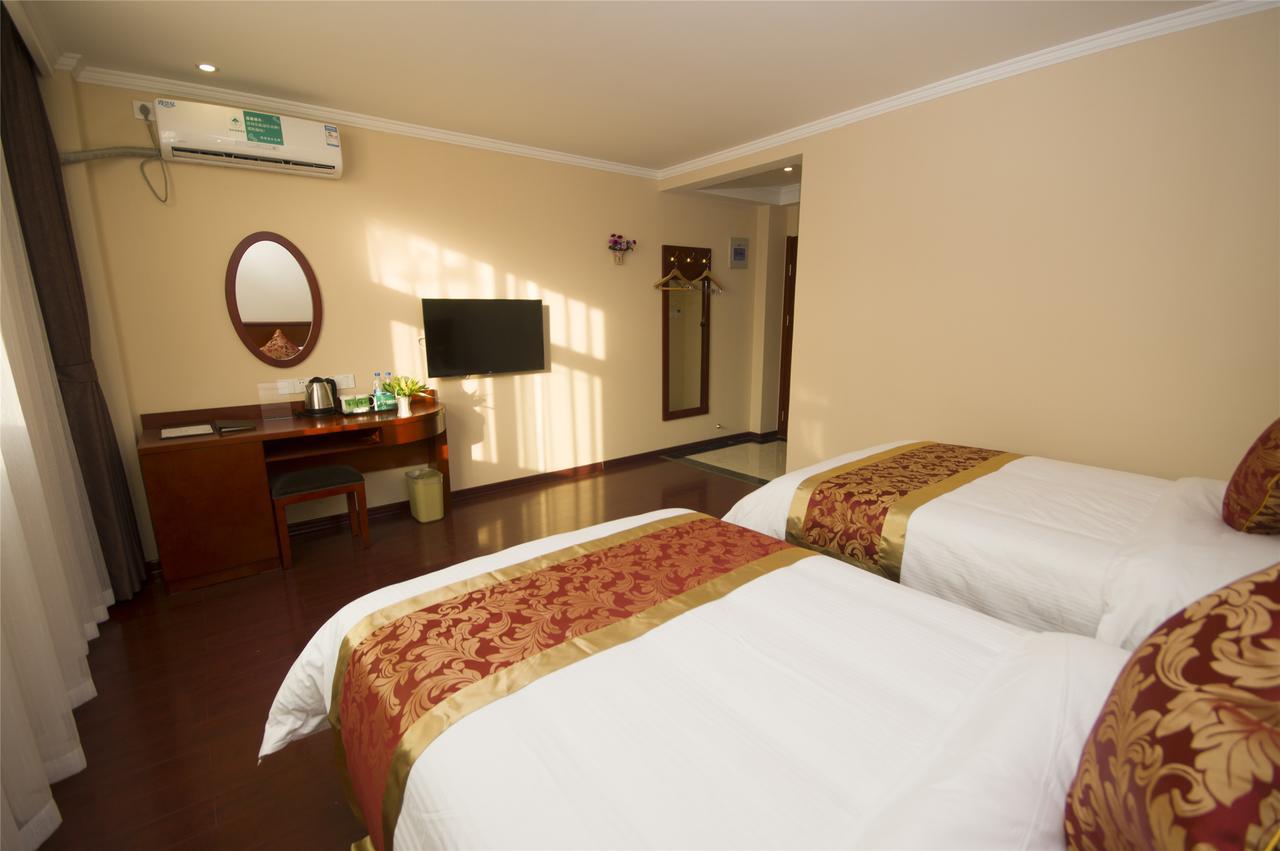 Greentree Inn Shanxi Yan An Luochuan Fuqian Street Express Hotel Eksteriør bilde
