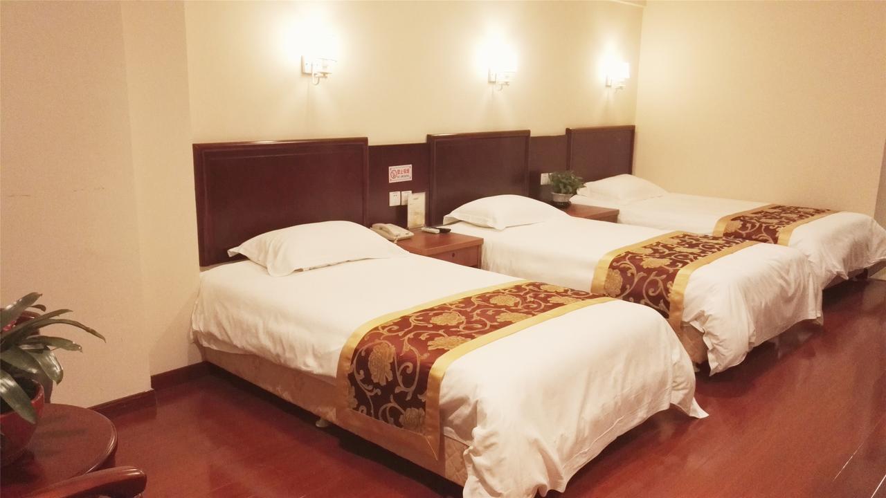 Greentree Inn Shanxi Yan An Luochuan Fuqian Street Express Hotel Eksteriør bilde